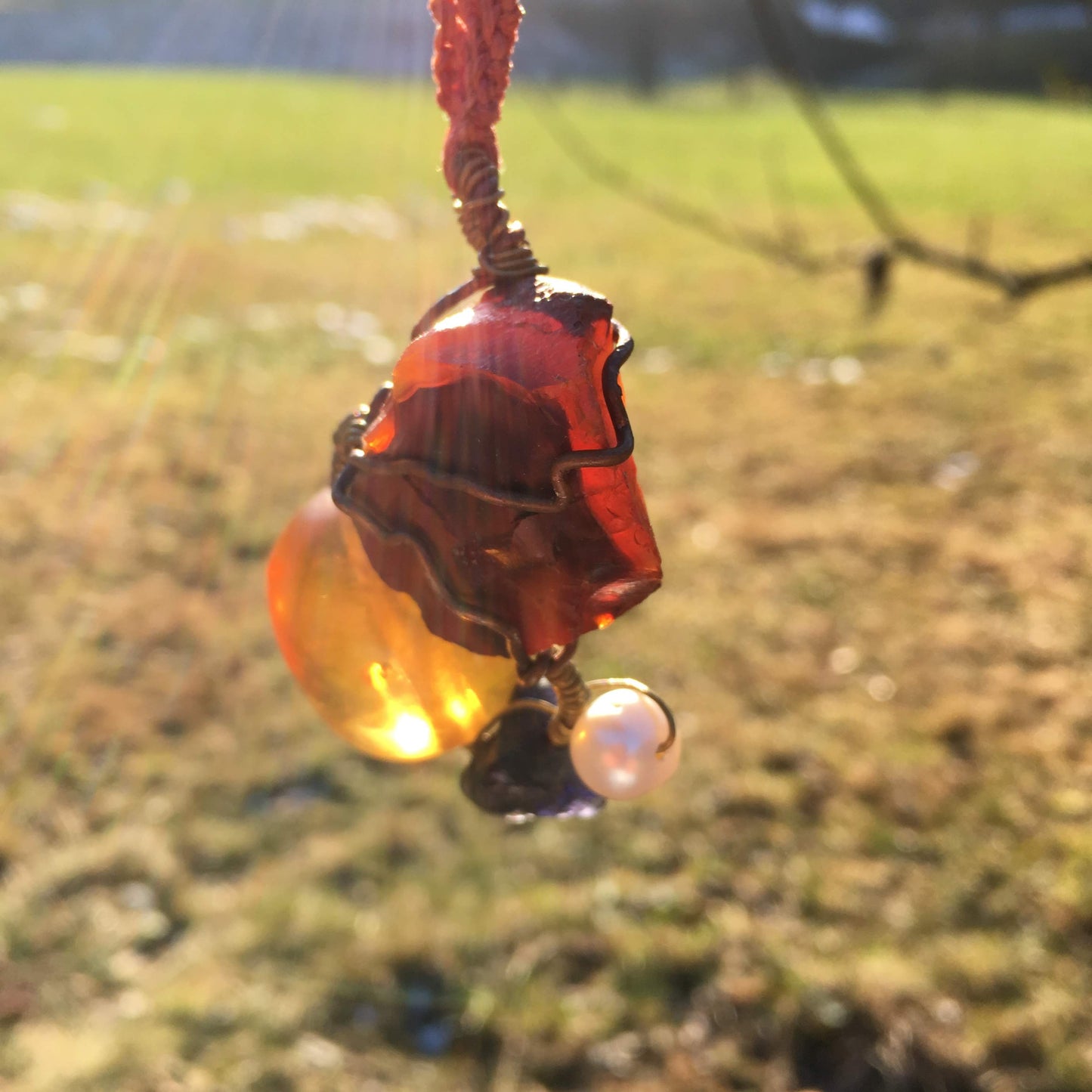 Talisman Amber Carneol mixed