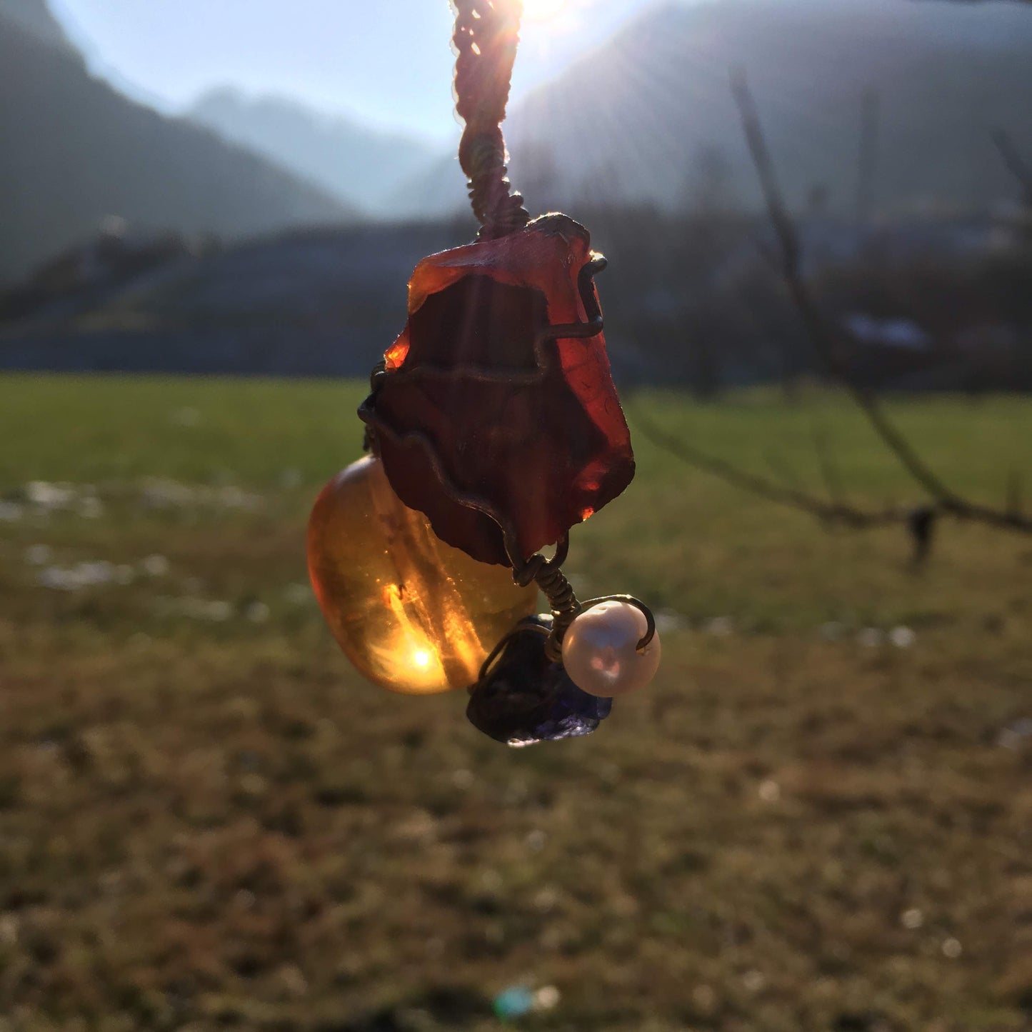 Talisman Amber Carneol mixed