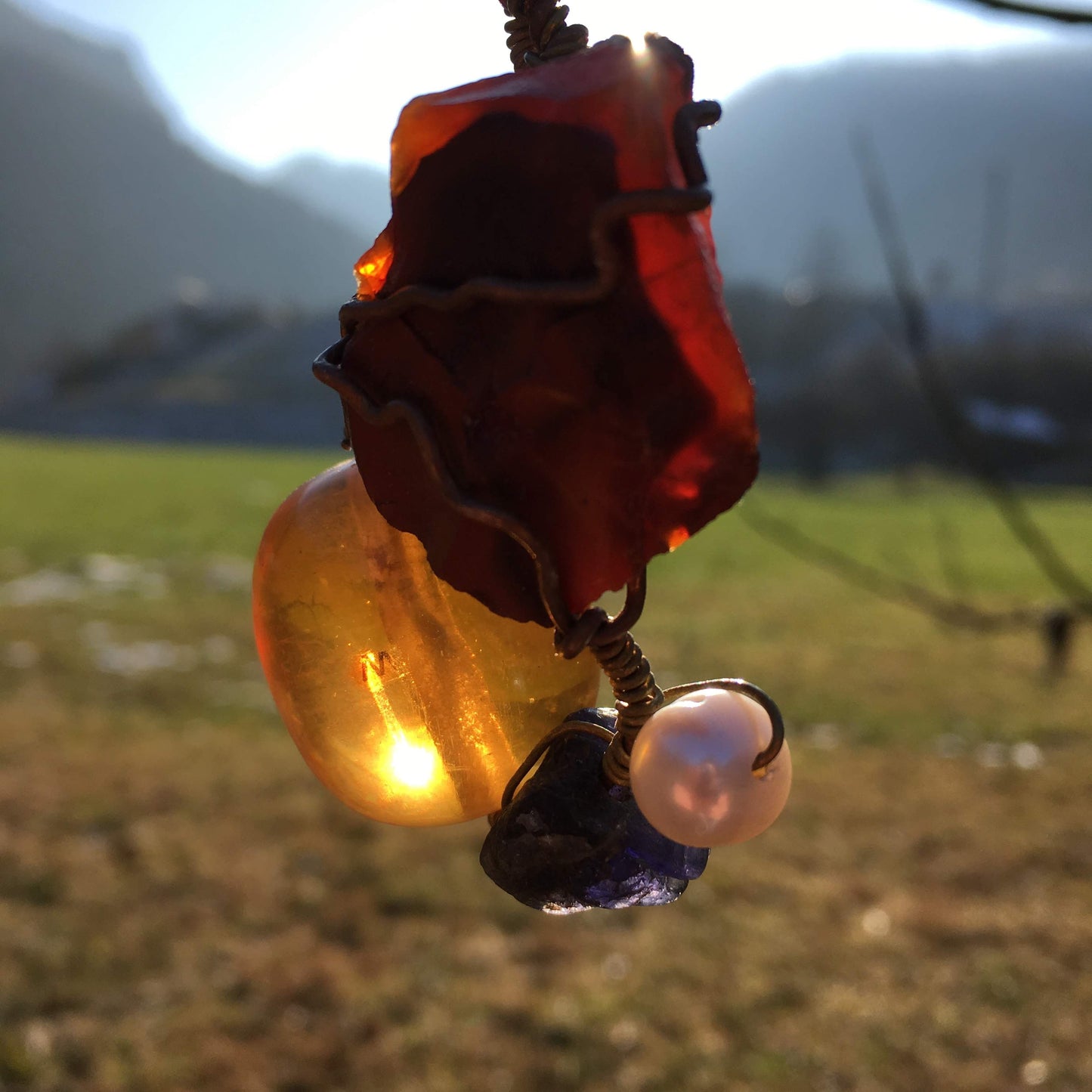 Talisman Amber Carneol mixed