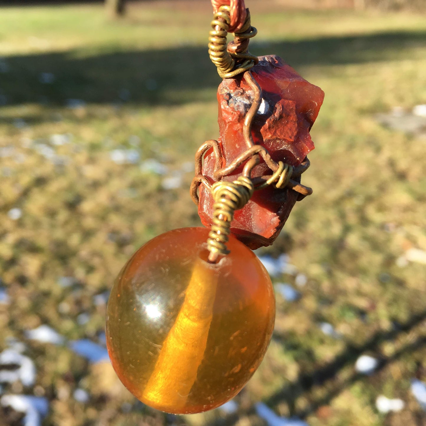 Talisman Amber Carneol mixed